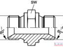 Közcsavar 1/4&amp;#34;-3/4&amp;#34; 