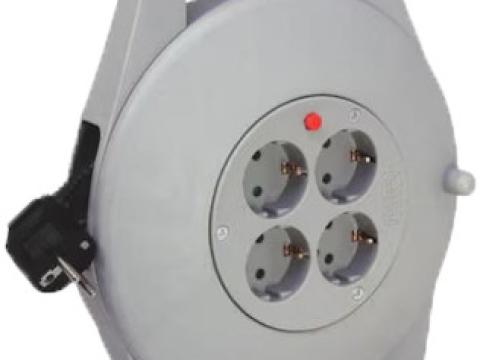 LECTRA 10m kábeldob H05VV-F 3x1,5 BAT (hosszabbító)