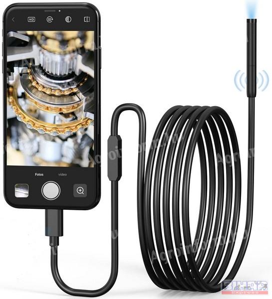 Endoszkópos kamera mobiltelefonhoz