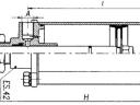 Tolózár pneumatikus munkahenger 6"