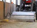 Seprőgép 2800mm kanalas Power Pro balodali oldalkefével, poliuretán kopóéllel Fliegl