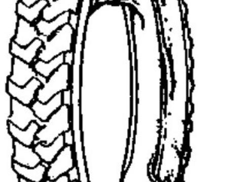 Gumiköpeny 4.00-36 (tömlővel)