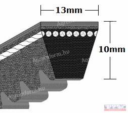 Ékszíj 12,5x750 LA AVX DTE