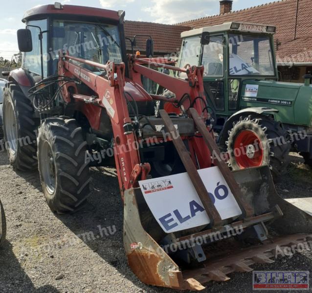 Case IH JX 80 használt traktor homlokrakodóval