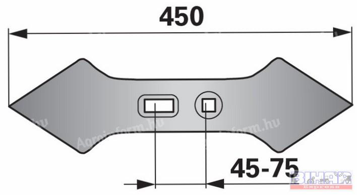 Gruber kapa L:135mm R:300mm 45-75mm