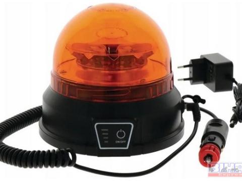 Villogó sárga mágnestalpas, vezeték nélküli