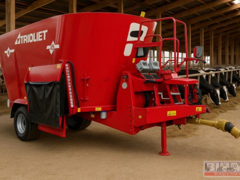 Trioliet Solomix 2-2000 ZK használt takarmány keverő és kiosztó kocsi