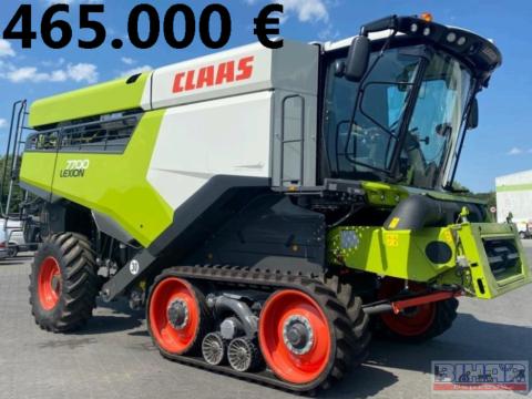 CLAAS Lexion 7700 TT + Vario 1080 bemutató kombájn