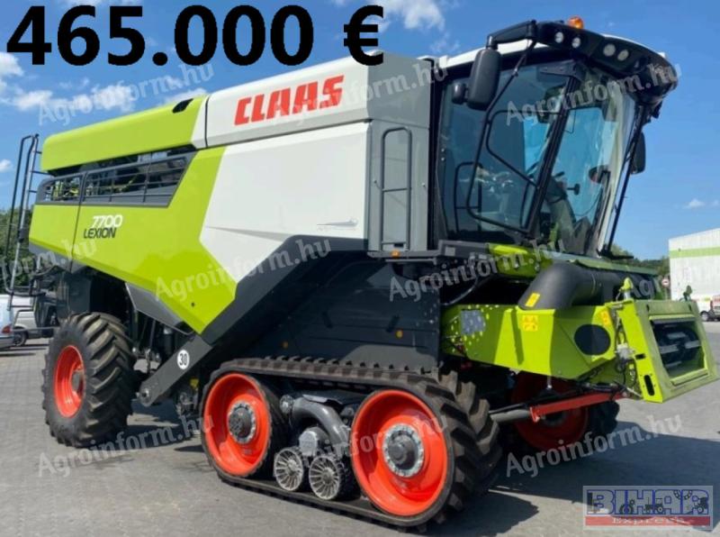 CLAAS Lexion 7700 TT + Vario 1080 bemutató kombájn