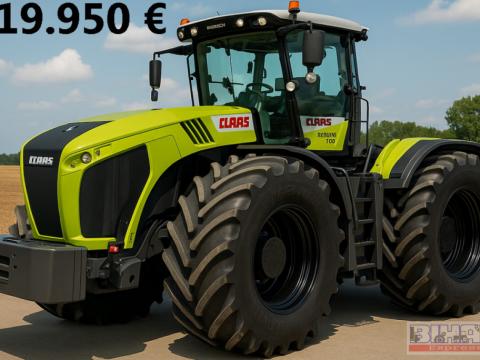 CLAAS Xerion 5000 Trac VC bemutató traktor