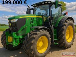 John Deere 6R215 használt bemutató traktor