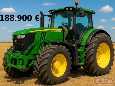 John Deere 6M250 használt bemutató traktor