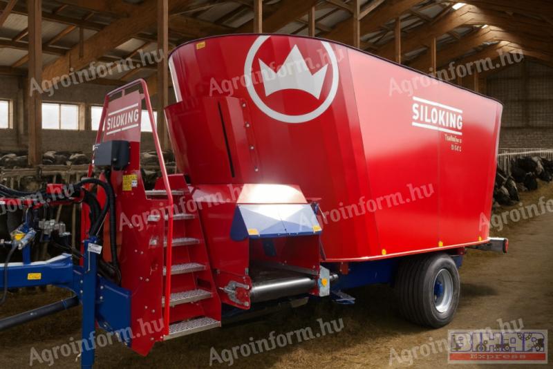 Siloking Trailed Line Classic Duo 22 használt bemutató takarmány keverő és kiosztó kocsi