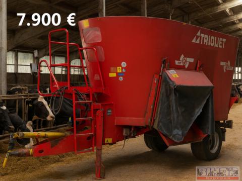Trioliet Solomix 2-1600 ZK használt takarmány keverő és kiosztó kocsi