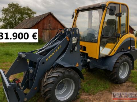 Eurotrac W13-CF használt bemutató derékcsuklós rakodó