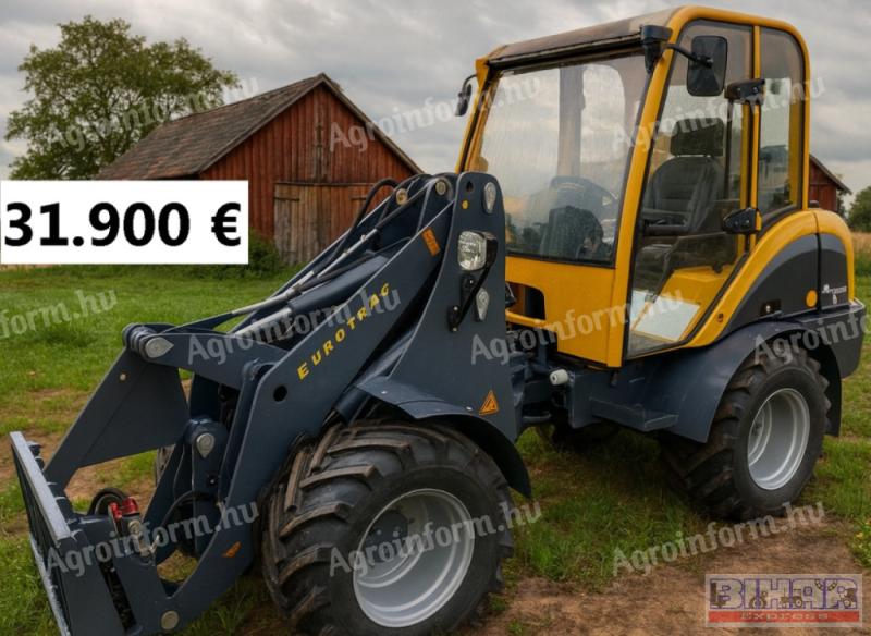 Eurotrac W13-CF használt bemutató derékcsuklós rakodó