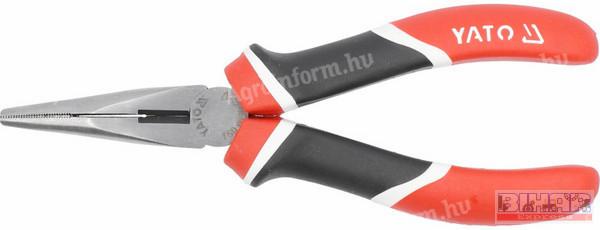 Fogó kerekcsőrű 160mm egyenes (Rádiófogó)