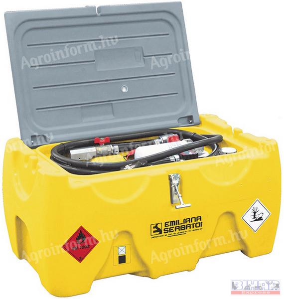 Üzemanyag tartály 150L elektromos 12V szivattyúval