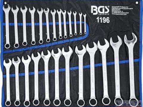 Csillag-villás kulcs készlet 6-32, 25részes 