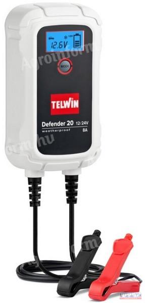 Akkumulátor töltő 12/24V 120W Telwin Defender 20 Boost
