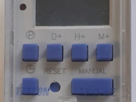 Elektronikus kapcsolóóra (időkapcsoló) DIN sínre szerelhető Elektronikus kapcsolóóra (időkapcsoló) DIN sínre szerelhető