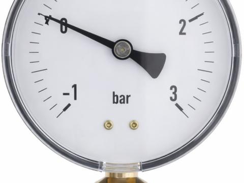Manométer (-1/+3 bar) 1/2" DN-100 Manométer (-1/+3 bar) 1/2" DN-100
