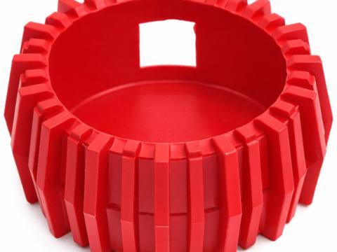 Manométer gumi védőburkolat, alsó csatlakozású (DN-63) piros Manométer gumi védőburkolat, alsó csatlakozású (DN-63) piros