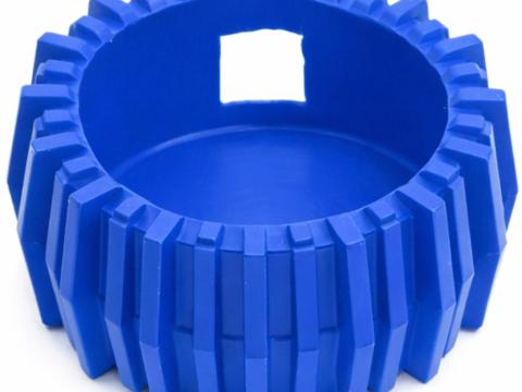 Manométer gumi védőburkolat, alsó csatlakozású (DN-63) kék