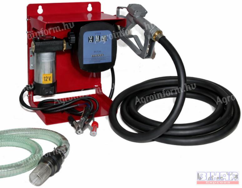 Gázolajszivattyú 12V készlet mérőórával