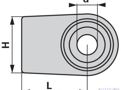 Alsó függesztőkar vég DN-28mm Alsó függesztőkar vég DN-28mm