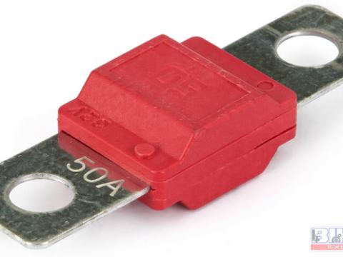 Biztosíték TESLA MIDI lemezes 50A