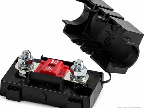 Biztosíték doboz Megaval lemezes biztosítékhoz