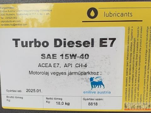 ENI (Agip) Turbo Diesel 15W-40, 18kg