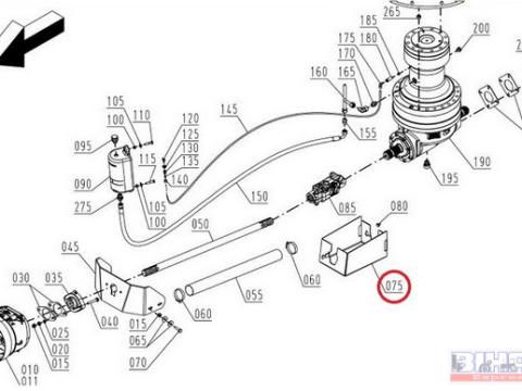 Strautmann kardántengely lemez burkolat