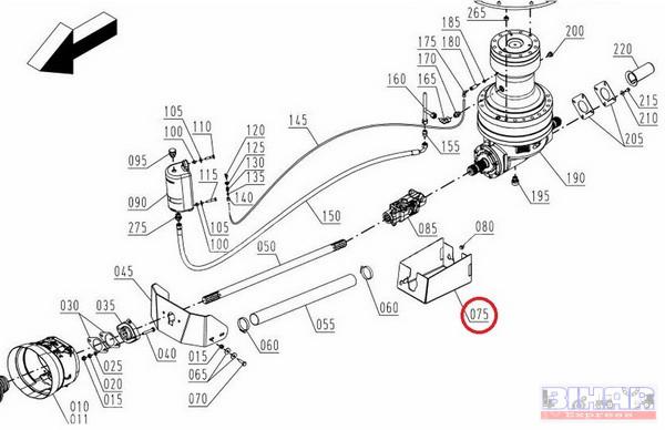 Strautmann kardántengely lemez burkolat