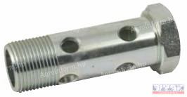 Áteresztő csavar M8x1,25 Dupla furatos