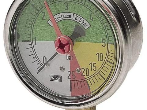 Manométer (0- 5/25 bar) 1/2" DN-100