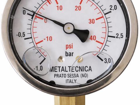 Manométer (-1/+3 bar) 1/4" DN-60 Manométer (-1/+3 bar) 1/4" DN-60