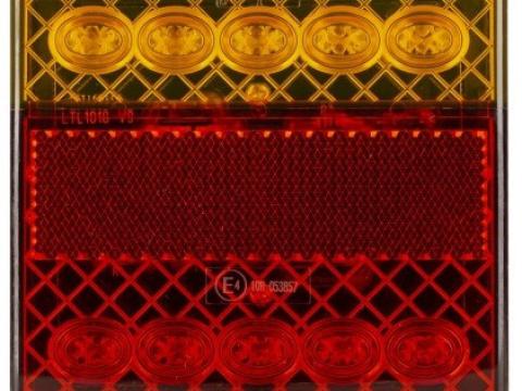 Hátsó lámpa 100x100x21, 10db Led Hátsó lámpa 100x100x21, 10db Led