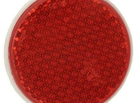 Prizma piros kerek DN-60 (hátsó csavaros rögzítéssel)