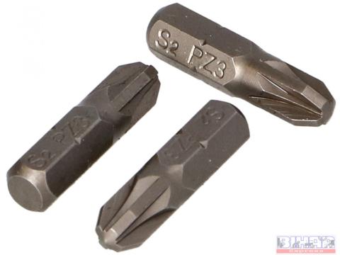 Bit fej PZ3x25 mm 3 db-os Bit fej PZ3x25 mm 3 db-os