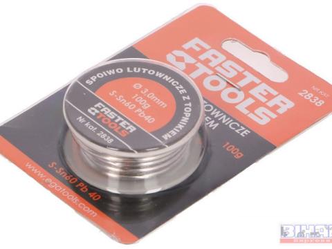 Forrasztó ón 3,0 mm (100g) Forrasztó ón 3,0 mm (100g)