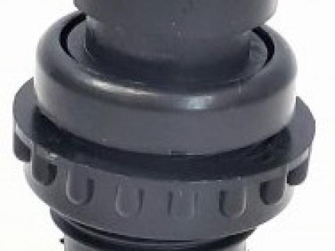 Nyomógomb kerek fekete 25A Nyomógomb kerek fekete 25A