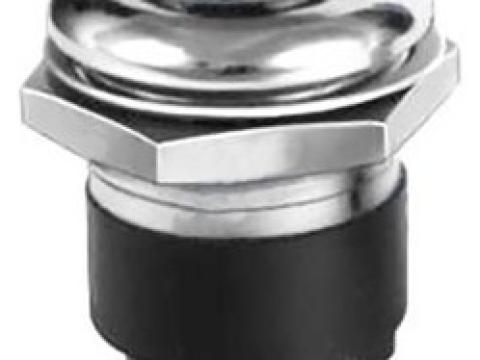 Nyomógomb kerek fekete (kürt) Nyomógomb kerek fekete (kürt)