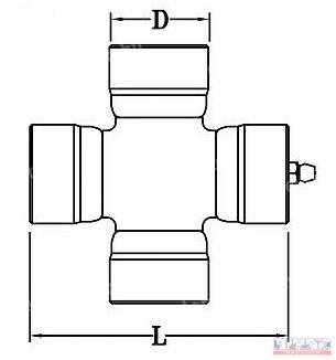 Kardánkereszt 32x 76