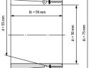 Szorítóhüvely H 2311 (M55x2) Komplett