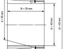 Szorítóhüvely H 309 (M45x1,5) Komplett