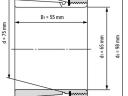 Szorítóhüvely H 315 (M75x2)