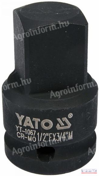 Dugókulcs adapter 1/2"-3/4" gépi Yato