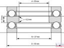 52305 (20x52x34) SKF csapágy